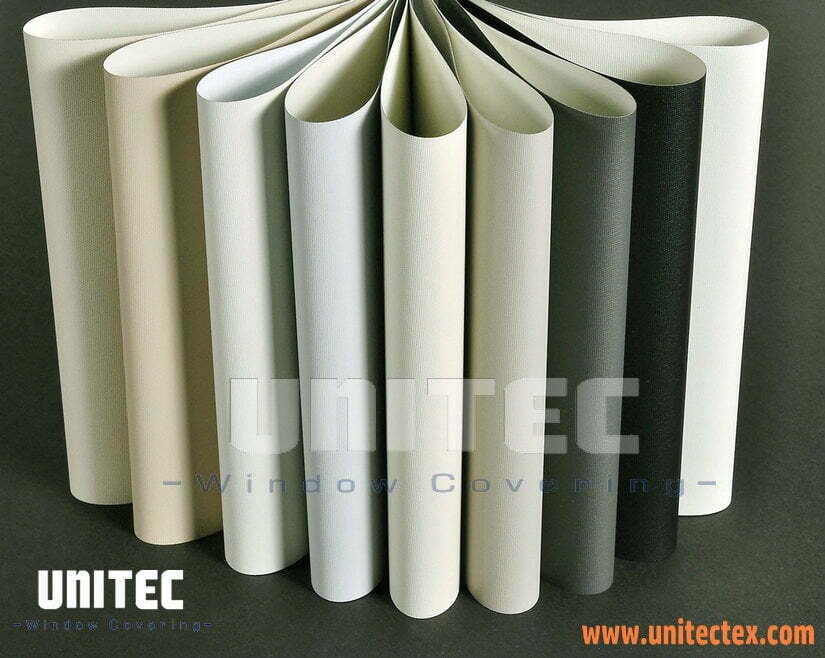 Blackout shade fabrics, fabric roller shades Gana URB6401