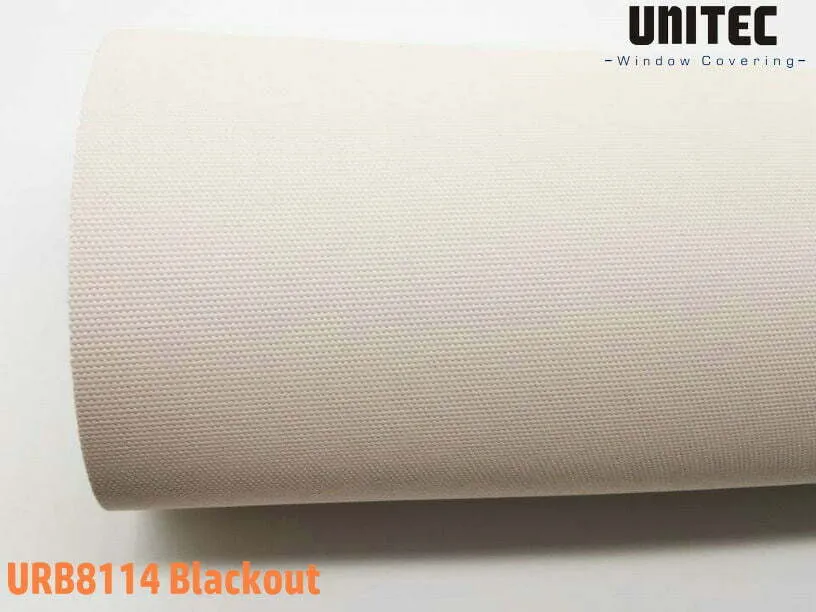 Plain Blackout Shades Blackout Blinds Fabric URB8114 UNITEC
