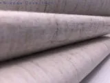 Combination of cotton and linen roller blinds