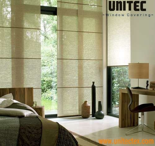 fabric Japanese panel blinds