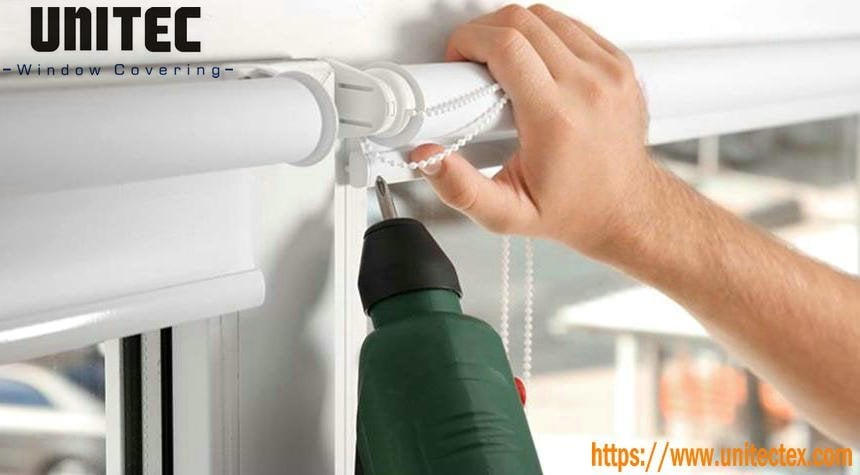 How to install blackout roller shades