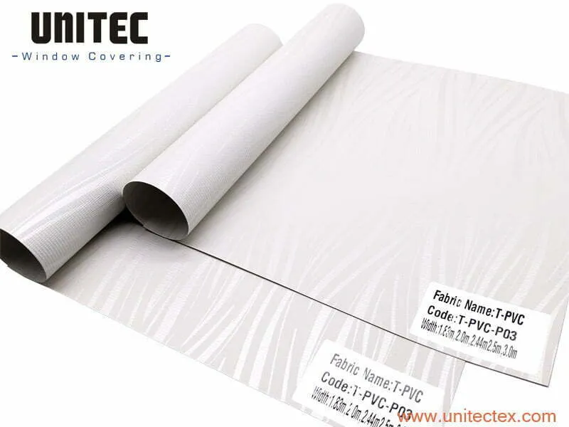 printed PVC Blackout blinds fabric T-PVC-P03