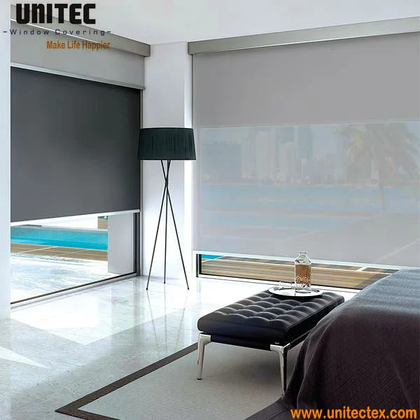 What fabric is used for roller blinds, UNITEC Textile