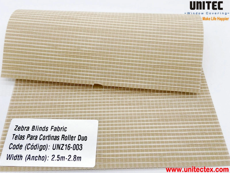 manufacturer of zebra blind UNZ16-003