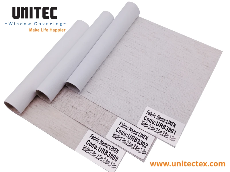 Linen blackout blinds fabric