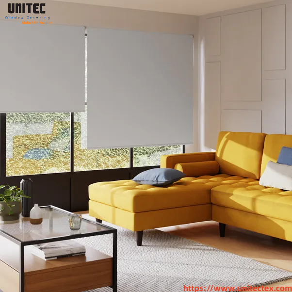 PVC fabric for roller blinds