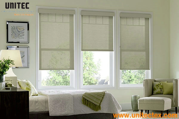 white blackout blinds