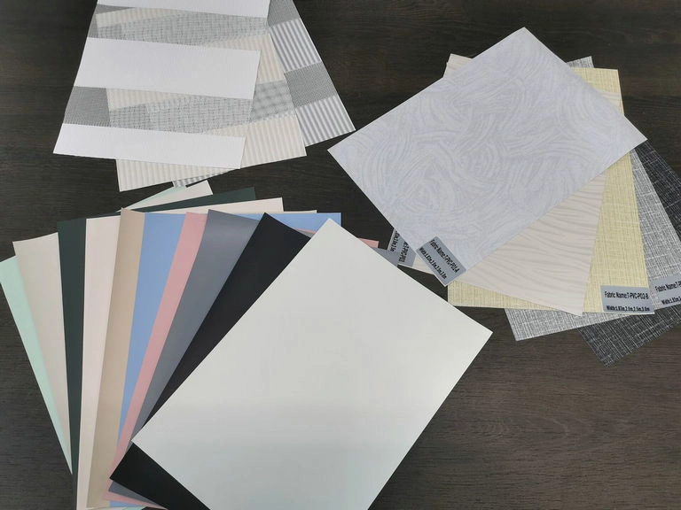 Blinds fabrics samples for IWCE window coverings 2025