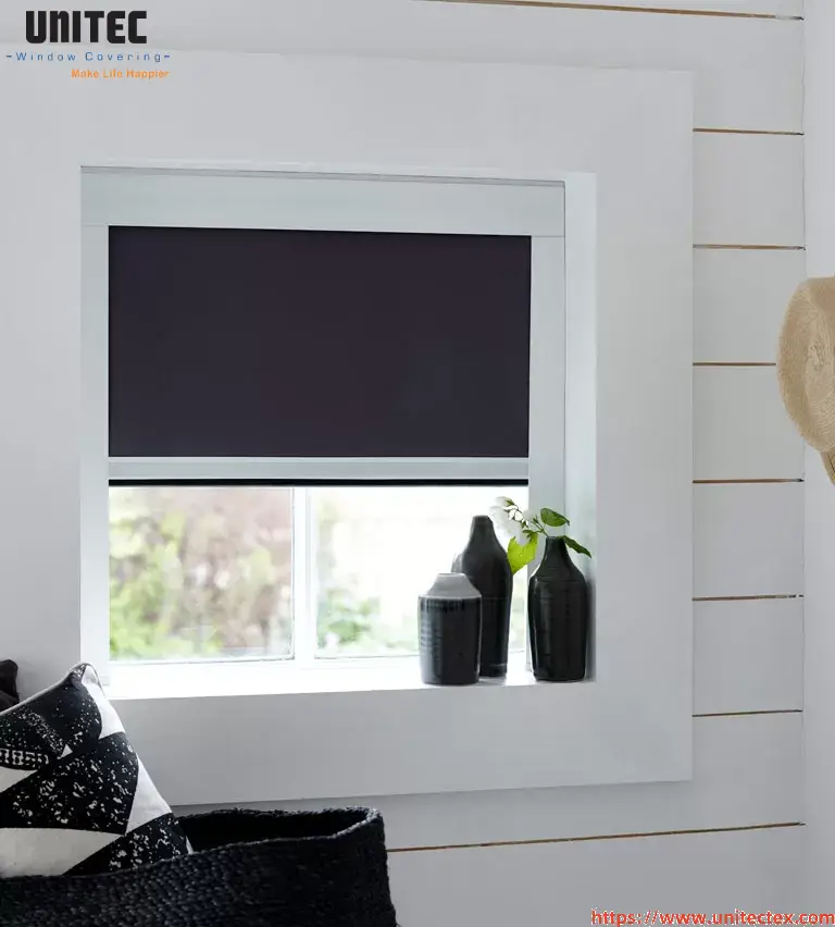 Architectural-Grade Black Blackout Blinds