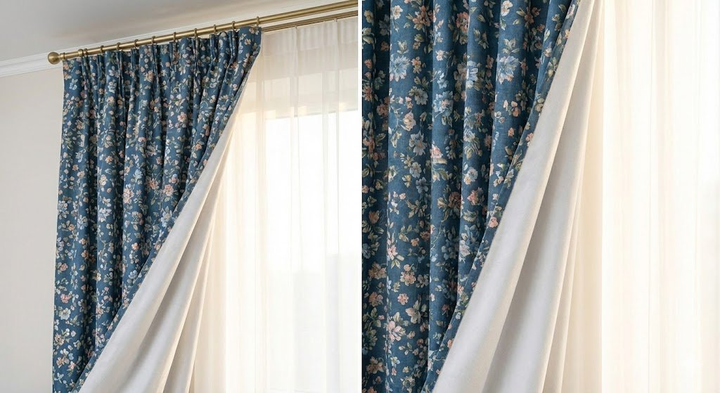 curtains fabric lining