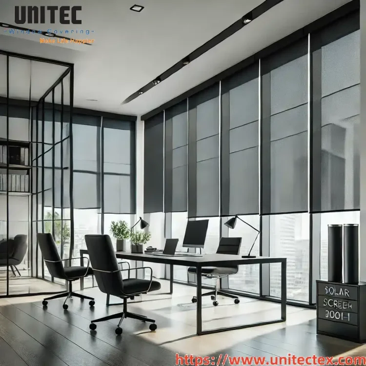 moisture-resistant black blackout blinds