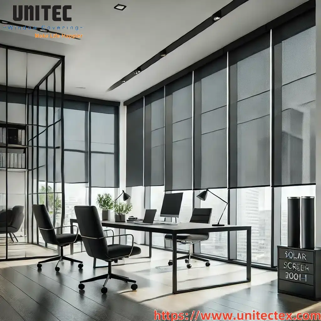 moisture-resistant black blackout blinds