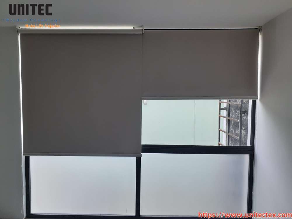 oversized blackout roller blinds black