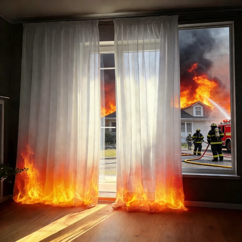 voile curtain fabric fire ratings safety guide