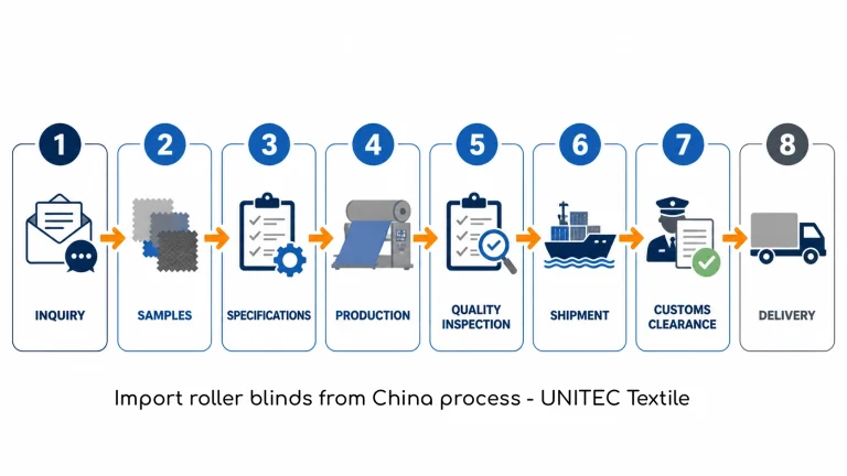 import roller blinds from China UNITEC Textile