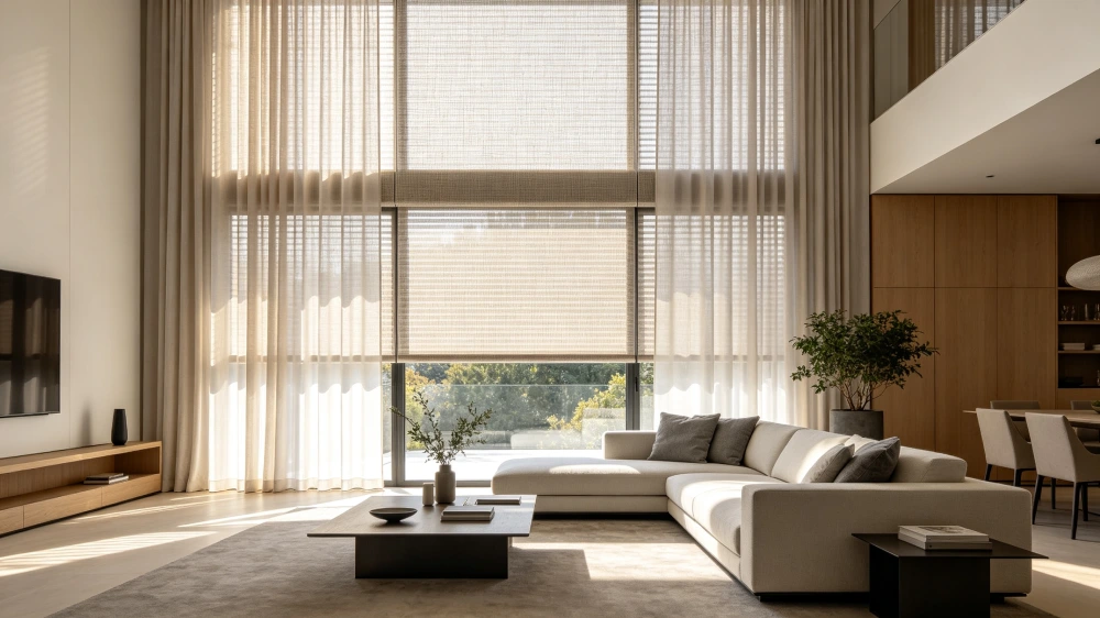 UNITEC window blinds fabric for Residential Spaces