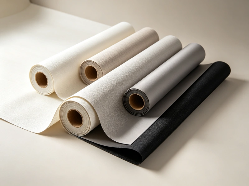 Polyester blackout roller blind fabric references