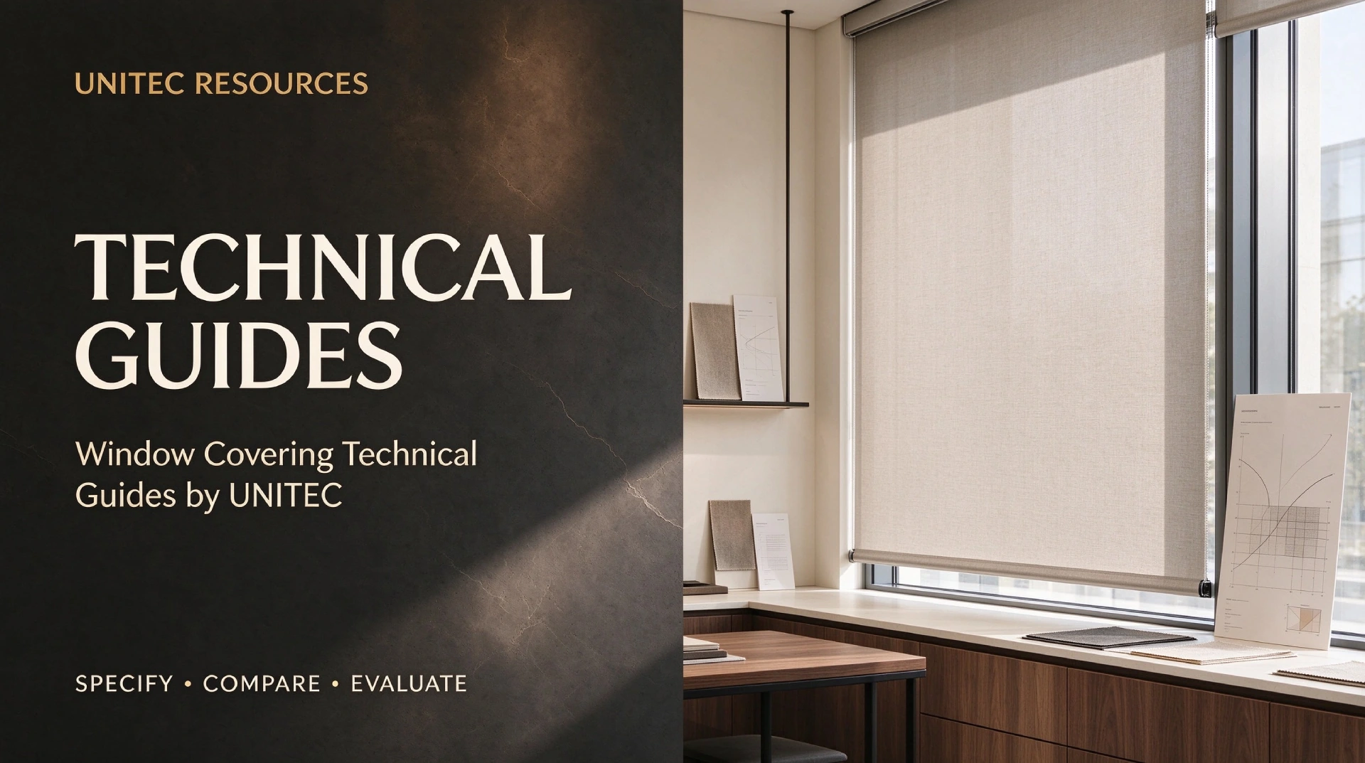 Window Covering Technical Guides by UNITEC for B2B fabric buyers